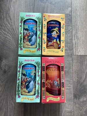 Disney Burger King Glasses Lot Of 4 Brand New! Never Used! Jungle Book Lion King - Image 1 of 3
