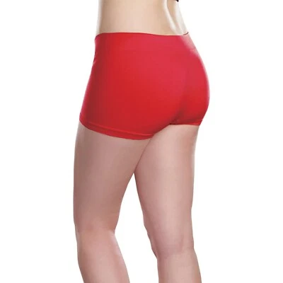 Bermuda fantasia feminina adulta acessório vermelho M-L 8-14 nova com etiquetas - Imagem 1 de 4