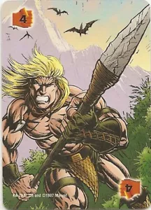 Marvel OVERPOWER 4 Fight power card - Ka-Zar - Monumental - 4F 4 F - Picture 1 of 1