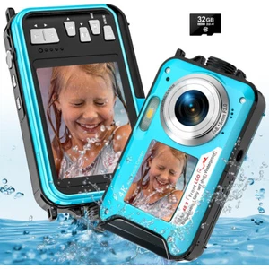 Autofocus Digitalkamera wasserdichte 2,7K 48MP Digitalkamera Unterwasserkamera - Bild 1 von 18