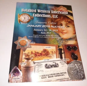 2019 Auction Catalog HOLABIRD WESTERN AMERICANA Treasures Galore Jan Railroad - Imagen 1 de 1