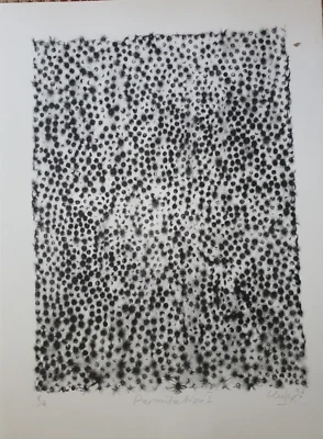 Günther Uecker  handsigniert nummeriert Permutation I aus 1996 - Bild 1 von 4