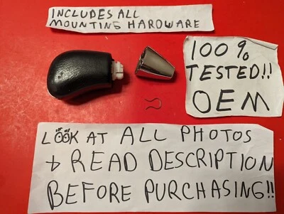✅ OEM 2003-2007 NISSAN MURANO perilla de cambio de marchas NEGRA palanca de cambios automática cuero Foto 1 de 4