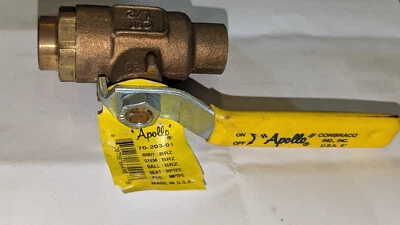 Apollo 1/2" 70-203-01 Bronze Sweat Ball Valve 600 WOG - Image 1 of 4