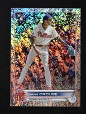 2022 Series 2 Base Foilboard #642 Hans Crouse /390 - Philadelphia Phillies RC