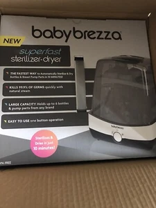 Baby Brezza - SuperFast Sterilizer Dryer - White/Black - New - Picture 1 of 1
