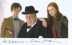 Ian McNeice signed 4x6 handsigniert, personalisiertes Foto AUTOGRAMM Dr. Who - Bild 1 von 1