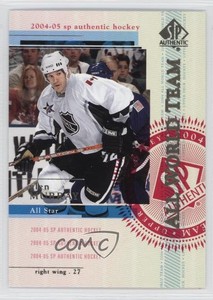 2004-05 SP Authentic All World Team Glen Murray #100