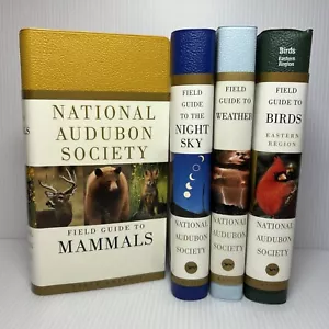 4 VTG National Audubon Society Field Guides ~ Night Sky, Weather, Mammals, Birds - Picture 1 of 23