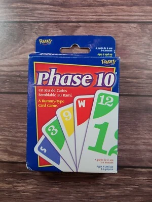Phase 10 Card Game By Fundex (112 Cards), New in Box 2001 - Image 1 of 4