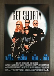 * RENE RUSSO * foto poster 12x18 autografata firmata * GET SHORTY * 1 - Foto 1 di 2