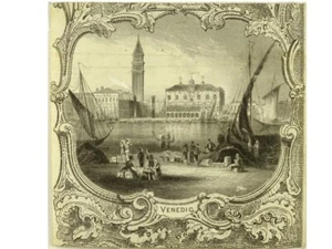 VENEDIG VENEDIC Orig. Stahlstich ca. 1850 ? - Bild 1 von 3