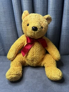 Juguete de peluche de peluche cinta roja TY Beanie Buddies Poopsie Pooh Bear - Imagen 1 de 9