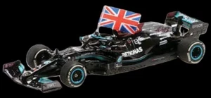 1/43 2021 Lewis Hamilton  British GP Winner  Mercedes AMG W12 Minichamps  - Picture 1 of 5