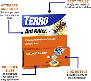  Liquid Ant Killer 2 oz insect bait indoor outdoor bug trap pest control poison