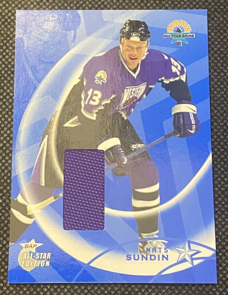 2002-03 In The Game Be A Player Star Game-Used Matis Sundin # AS-89  - Image 1 of 2