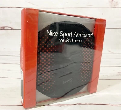Nike Sport Armband for iPod nano Black Red New In Box - Image 1 of 4