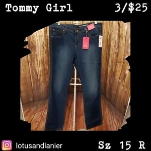 Jean Tommy Girl Junior's Talla 15 R Nuevos con etiquetas 3/$25 - Imagen 1 de 6