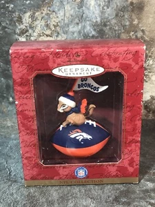 Hallmark Keepsake Ornament 1999 Denver Brocos NFL Collection "New in Carton" - Picture 1 of 2