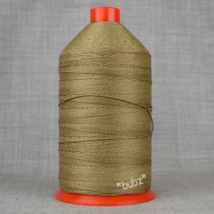 VERY STRONG TKT8 ANTIQUE GOLD SEWING THREAD 1500m CORESPUN LEATHER OXELLA RASANT - Picture 1 of 1