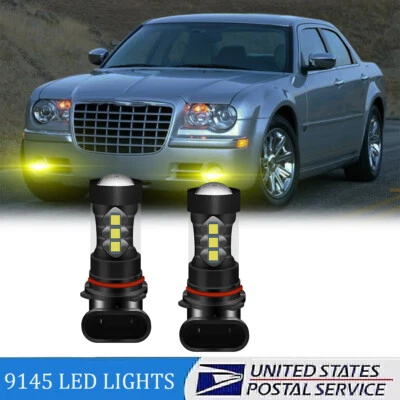 For Chrysler 300C 2005-2009 - 3000K Yellow LED Fog Light Headlight Driving Bulbs - Image 1 of 4