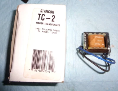 STANCOR TC-2 Power Transformer General Purpose Inductor 11 MHYS 1A DC 1000V .75Ω