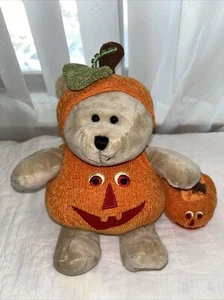 Starbucks Bearista Bär 2008 Plüschkürbis Kostüm Halloween Herbst Kuscheltier - Bild 1 von 6