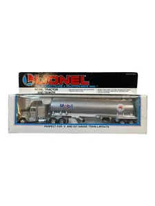 LIONEL 3:16 SCALE DIE-CAST MOBIL Tractor & Tanker 6-12808 1992 New In Open Box - Picture 1 of 6