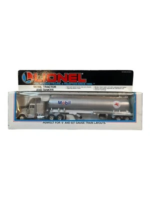 LIONEL 3:16 SCALE DIE-CAST MOBIL Tractor & Tanker 6-12808 1992 New In Open Box - Image 1 of 4