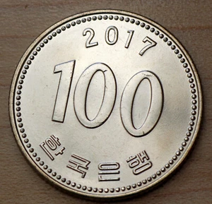 2017 Korea 100 Won Unc. - Picture 1 of 2