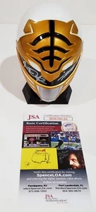 JASON DAVID FRANK SIGNED WHITE RANGER LEGACY MINI HELMET W/JSA CERT MMPR - Imagen 1 de 4