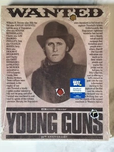 YOUNG GUNS SteelBook 4K UHD + Blu-Ray + Art Cards Best Buy Exclusive NEW - Picture 1 of 2