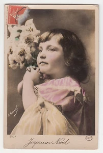 *** Fantaisie _ Enfant / Joyeux Noël *** Photo Argentique - H. Manuel - CPA 1793 - Picture 1 of 2