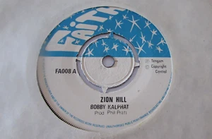 Bobby Kalphat Zion Hill UK 45T 1974 Reggae. - Bild 1 von 1