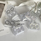 Mini Clear Contact Lens Box Portable Contact Lens Soak Storage Kit For Girls