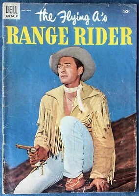 The Flying A’s Range Rider #7 septiembre 1954 Golden Age Western Foto 1 de 2