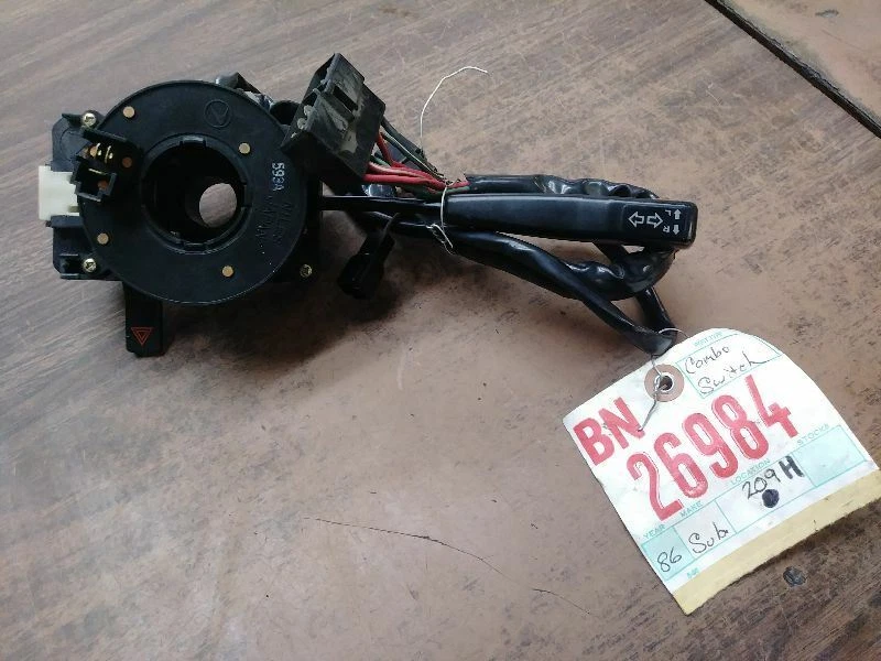 Column Switch Assembly 3 Door VIN G 5th Digit Fits 86 SUBARU PASS. 9378 - Изображение 1 из 1