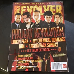 Revolver Magazine Aug 2007 Dream Theater Linkin Park Rock Metal Music - Imagen 1 de 4