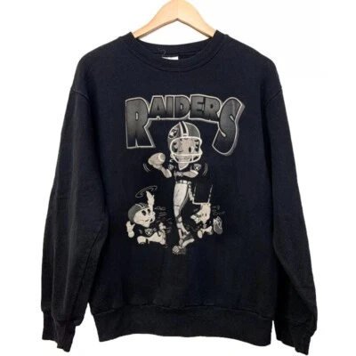 GILDAN Las Vegas Raiders Betty Boop NFL Football basic style Black Sweatshirt NH5510