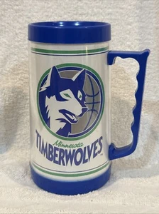 RARE 1989 Minnesota Timberwolves Inaugural Season SGA Plastic Mug, LOOK-NICE! - Picture 1 of 7