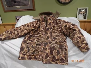 Cabela's Old School Camo Duck Hunting Coat 2xl - Picture 1 of 3