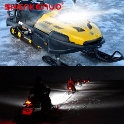 2 H4 Super Bright LED Headlight Bulbs For Ski-Doo MXZ 500 500SS 2001-2008 2009 - Image 1 of 4