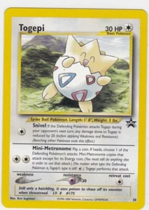 2001 Pokemon Black Star Promo Nr. 30 TOGEPI NM-MT BIS NEUWERTIG KOSTENLOSER VERSAND - Bild 1 von 2