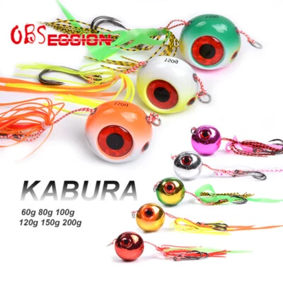 60g-200g Inchiku DeepSea Metal Fast Sinking Jig Rubber Skirts Salzwasser Köder - Bild 1 von 4