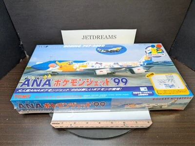 1/200 ANA ALL NIPPON BOEING 747-400D POKEMON POCKET MONSTERS '99 JA8964 TOMY KIT - Image 1 of 3