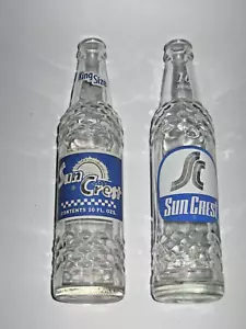 Vtg Sun Crest TWO Soda Bottle 10 Oz/King Size | 1968 | Atlanta, Georgia - Picture 1 of 4