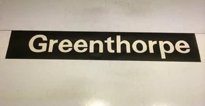 Autobús ciego Leeds 1 vintage lino 1977 - Greenthorpe - Imagen 1 de 1