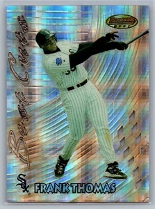 1997 Bowman's Best - Best Cuts Frank Thomas #BC3 Atomic Refractor - HOF NM - Picture 1 of 2