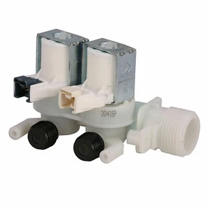 GENUINE HOTPOINT WML720, WML740 WASHING MACHINE SOLENOID WATER VALVE 2 WAY - Picture 1 of 3