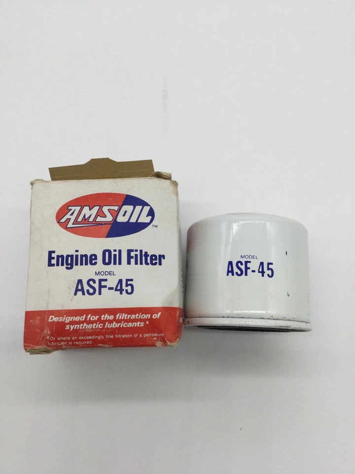 Antiguo filtro de aceite de motor Amsoil Asf-45 Foto 1 de 4
